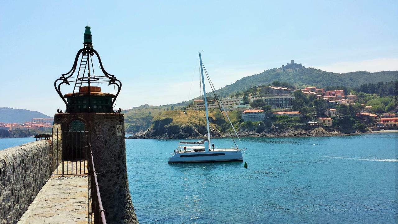 4Vse-Cob279 Appartement Proche Plage Avec Parking Prive Collioure Exterior foto